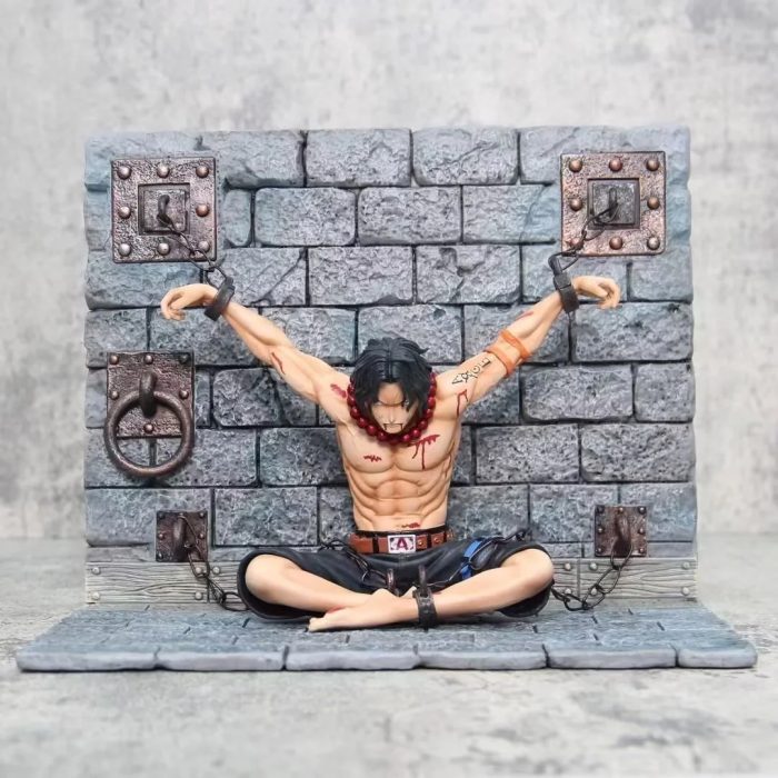 One Piece popmax dream prison Ace Fire Fist Ace battle damaged GK figure ornaments wholesale - Image 3