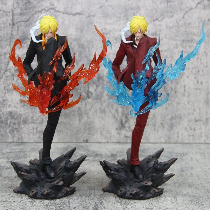 One Piece GK Demon Sanji Hand-held Demon Kick Red and Blue Special Effects Model Decoration Wholesale - Image 7