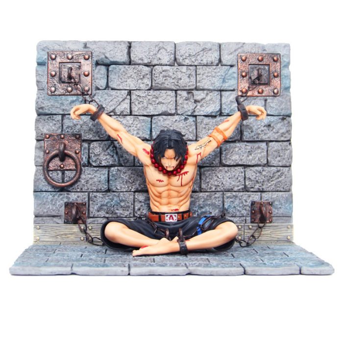 One Piece popmax dream prison Ace Fire Fist Ace battle damaged GK figure ornaments wholesale - Image 5