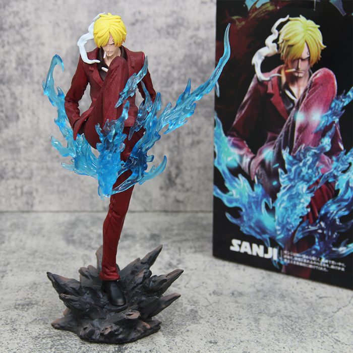 One Piece GK Demon Sanji Hand-held Demon Kick Red and Blue Special Effects Model Decoration Wholesale - Image 3