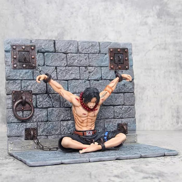 One Piece popmax dream prison Ace Fire Fist Ace battle damaged GK figure ornaments wholesale - Image 7