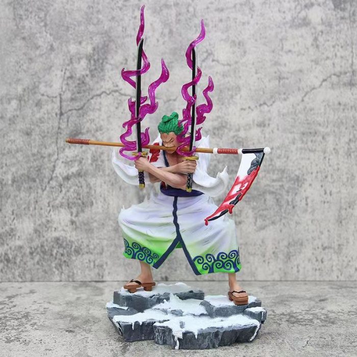 One Piece Zoro GK Purgatory Demon Slash and the Country of Three Swords Flow Ornaments Wholesale - Image 7