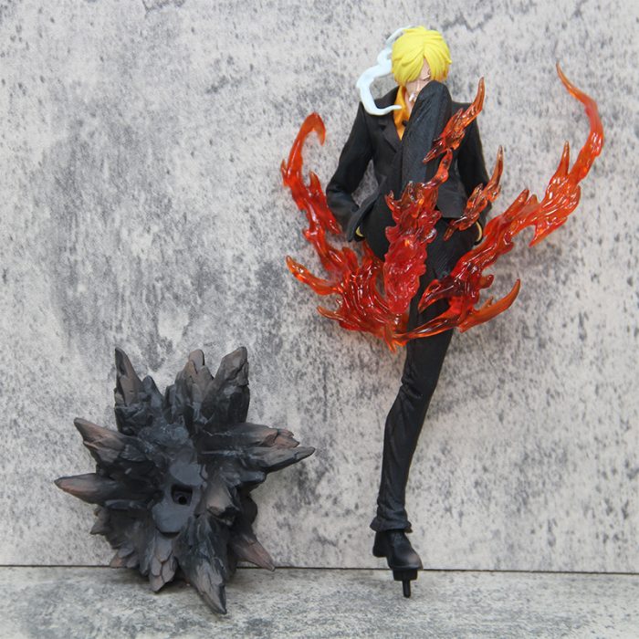 One Piece GK Demon Sanji Hand-held Demon Kick Red and Blue Special Effects Model Decoration Wholesale - Image 5