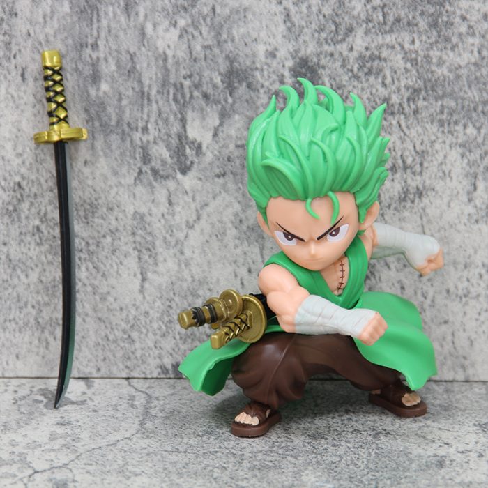 One Piece surrounding Zoro Q version doll ornaments GK hand-made trendy toys wholesale - Image 5