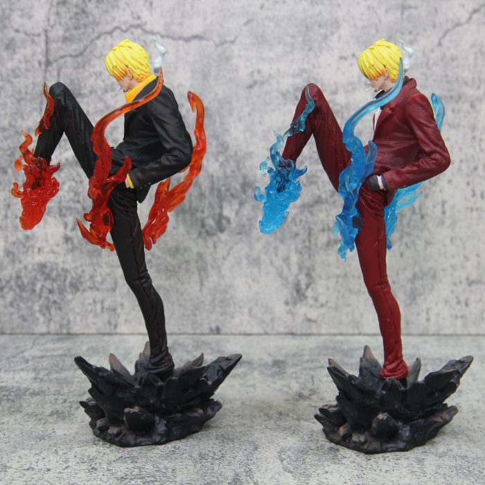 One Piece GK Demon Sanji Hand-held Demon Kick Red and Blue Special Effects Model Decoration Wholesale - Image 6