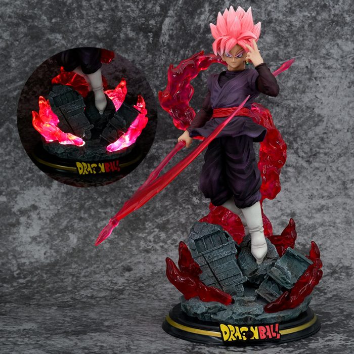 Dragon Ball Dragon Ball Series Saiyan Pink Goku Glowing Figure