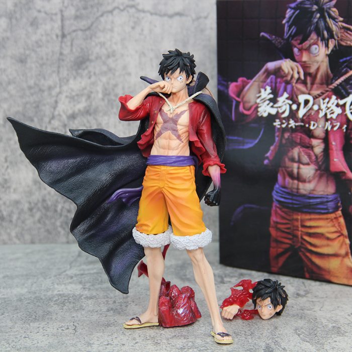 One Piece Luffy New and Old Four Emperors Series Luffy Dual Form Standing Figure