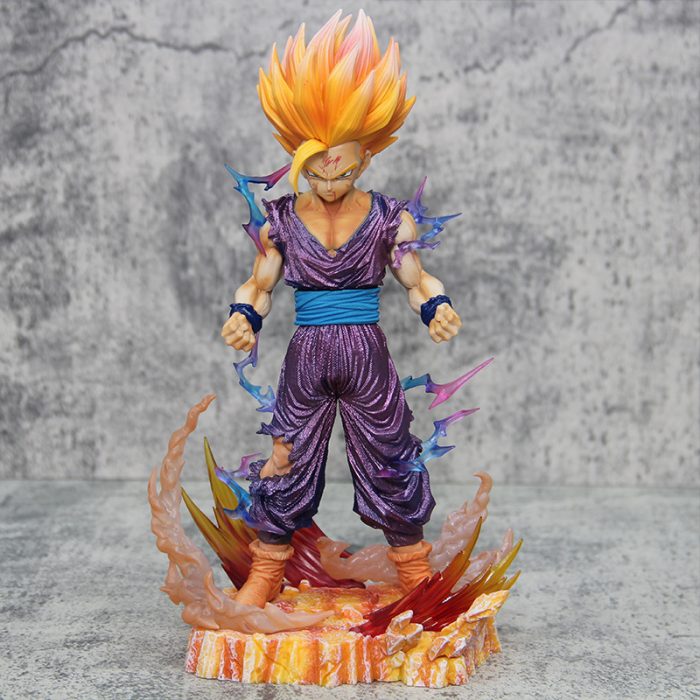 Seven Dragon Ball hands do super Saiyan battle loss standing posture Sun Wufan super two battle scenes - Image 4