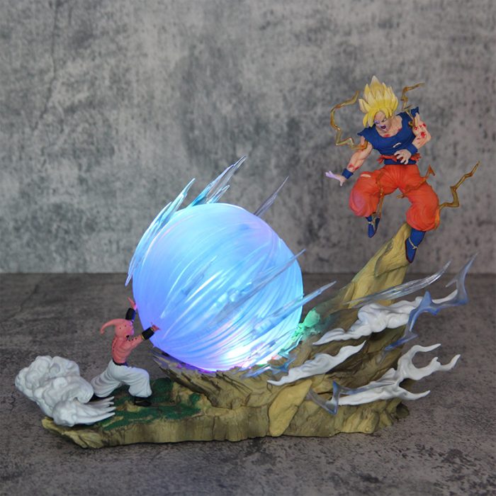 Seven Dragon Ball Z small Buo vs Goku battle scene can light up the vitality of the play hand