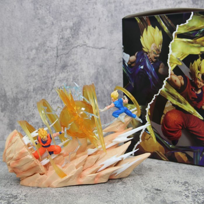 Dragon Ball GK Super Saiyan Goku VS Enchanted Vegeta can glow hand