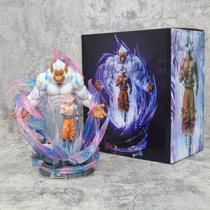 Dragon Ball Great Ape Goku Super Saiyan Ultra Instinct Luminous Model Statue Ornament