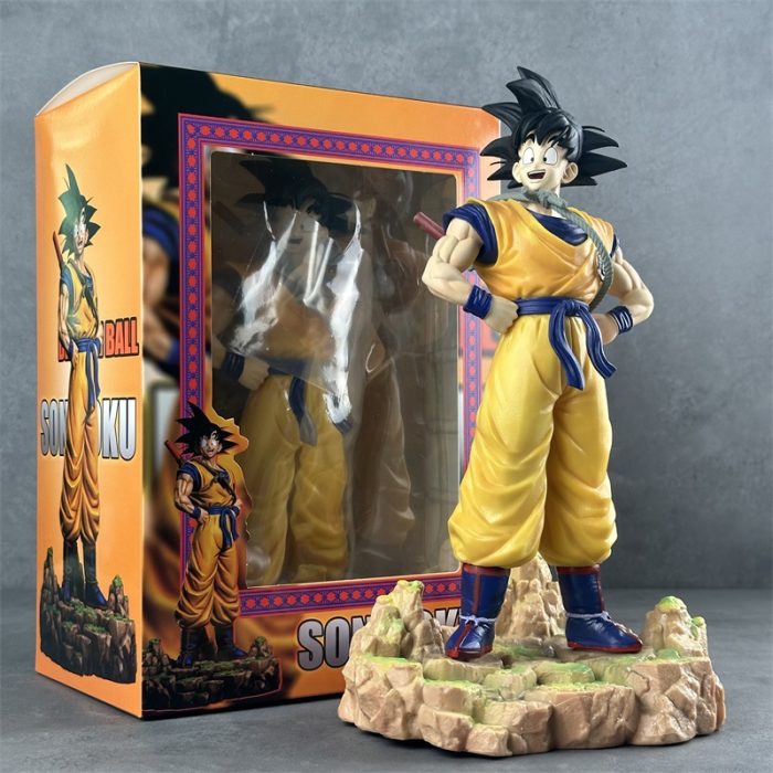 Dragon Ball GK Fantasy Goku Super Saiyan Standing Figure Model Desktop Ornament