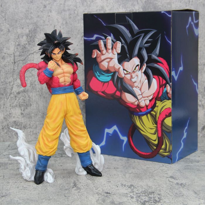 Seven Dragon Ball GT series Super Saiyan Super Four Sun Wukong model hand