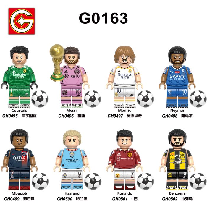 Football Star Series World Cup Game Building Blocks Educational Assembling Toys Wholesale