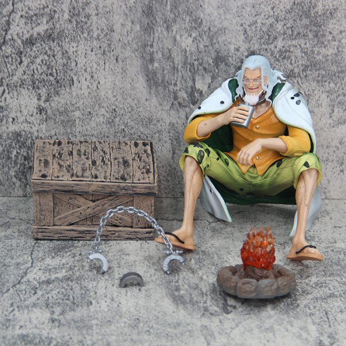 One Piece BT sitting luminous Rayleigh Pluto Rayleigh hand-made model ornaments - Image 5