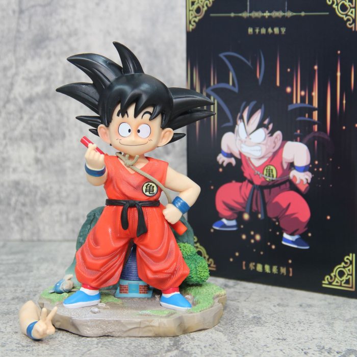 Seven Dragon Ball GK childhood Goku training suit model handwork doll decoration