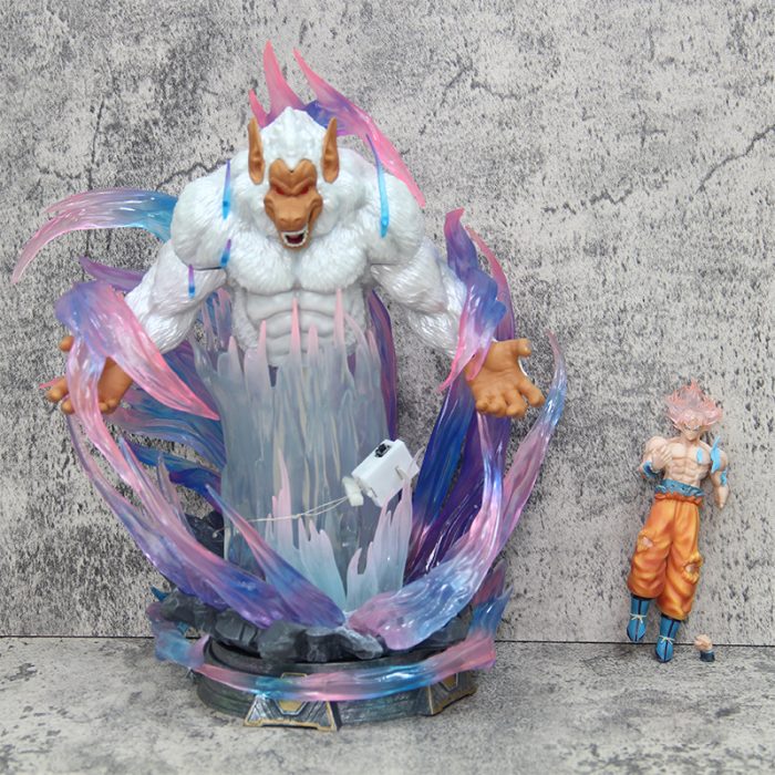 Dragon Ball Great Ape Goku Super Saiyan Ultra Instinct Luminous Model Statue Ornament - Image 4