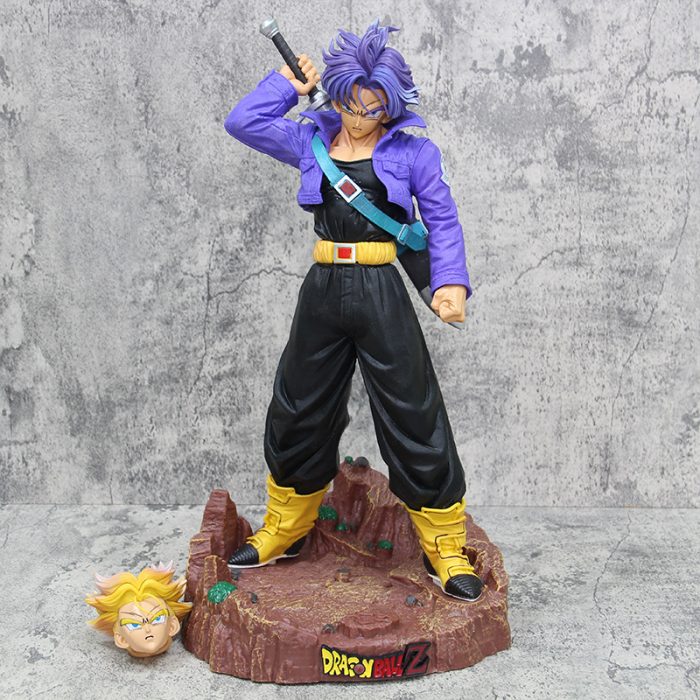 Dragon Ball Super Saiyan Future Warrior Trunks with Base - Image 4