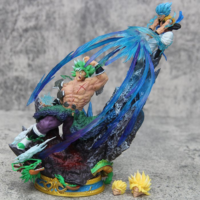 Dragon Ball Figures Broly VS Gogeta Goku Vegeta Saiyan Ornaments - Image 4