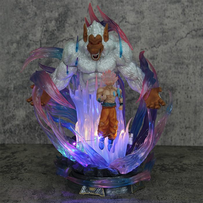 Dragon Ball Great Ape Goku Super Saiyan Ultra Instinct Luminous Model Statue Ornament - Image 6