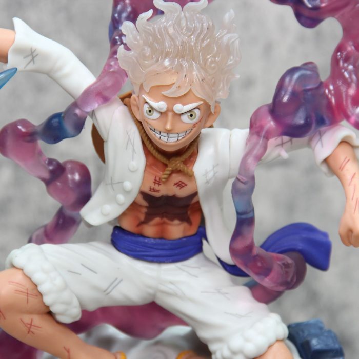 One Piece Luffy Fifth Gear Battle Nika Form GK Boxed Action Figure - Image 6