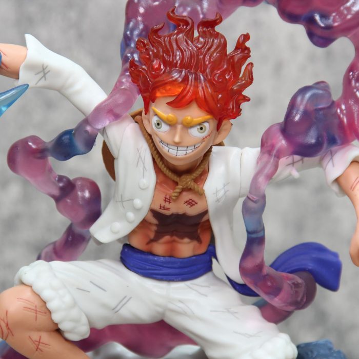 One Piece Luffy Fifth Gear Battle Nika Form GK Boxed Action Figure - Image 7