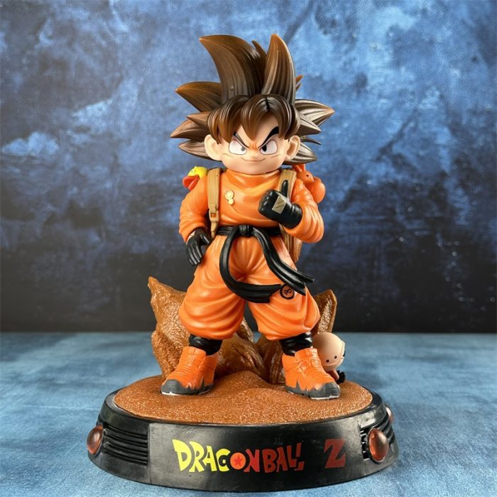 Dragon Ball Standing Travel Double Head Goku Figure Boxed with Base - Image 4