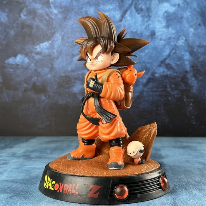 Dragon Ball Standing Travel Double Head Goku Figure Boxed with Base - Image 6