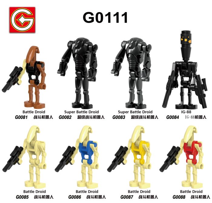 Star Wars Lego Minifigure Building Blocks Toy IG-88 Super Battle Droid Model