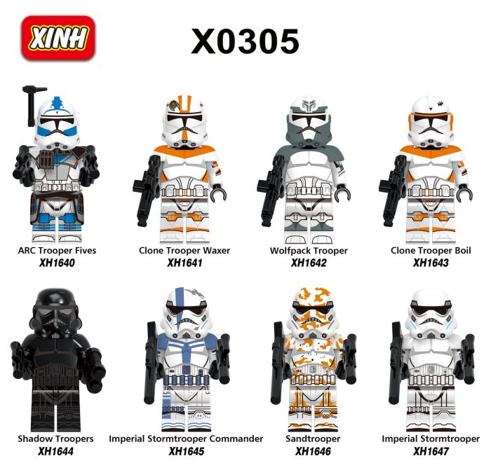 Star Wars series Lego Clone No. 5 series children's assembly toys