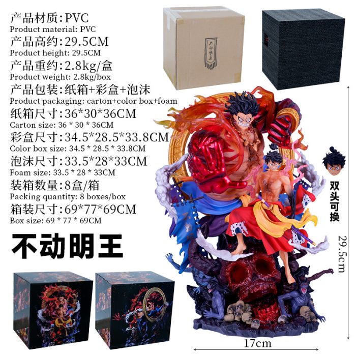 One Piece Ryuufeng Fantasy Wano Country Series Luffy Double Head - Image 2