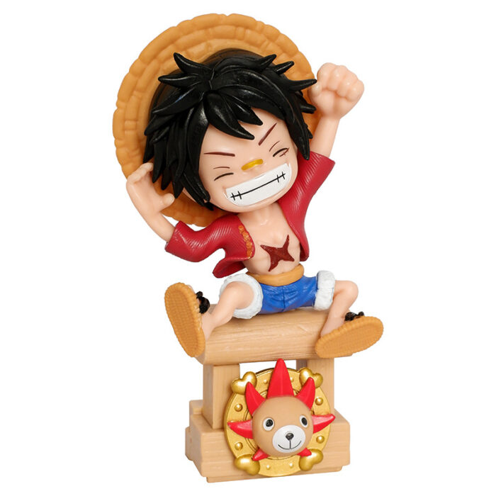 Sitting Q version Luffy Zoro Sanji - Image 2