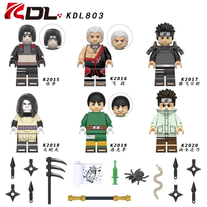 KDL803 KDL810 KDL811 LEGO Naruto Series