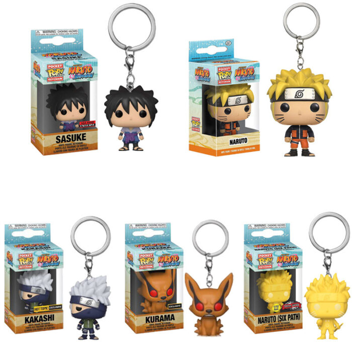 Naruto peripheral pendants NARUTO 5PCS