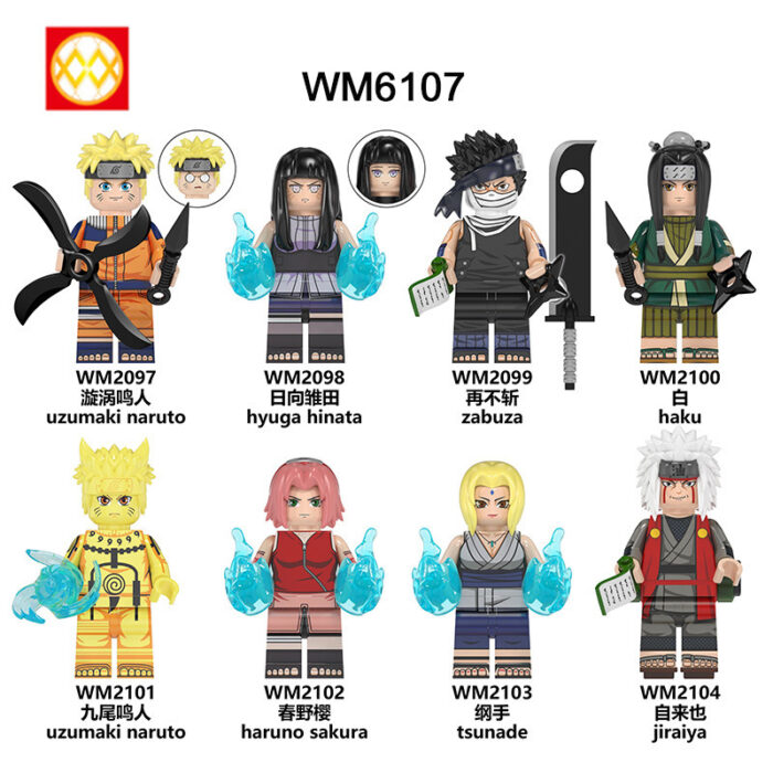 WM6106 WM6107 WM6108 LEGO Naruto Series - Image 3