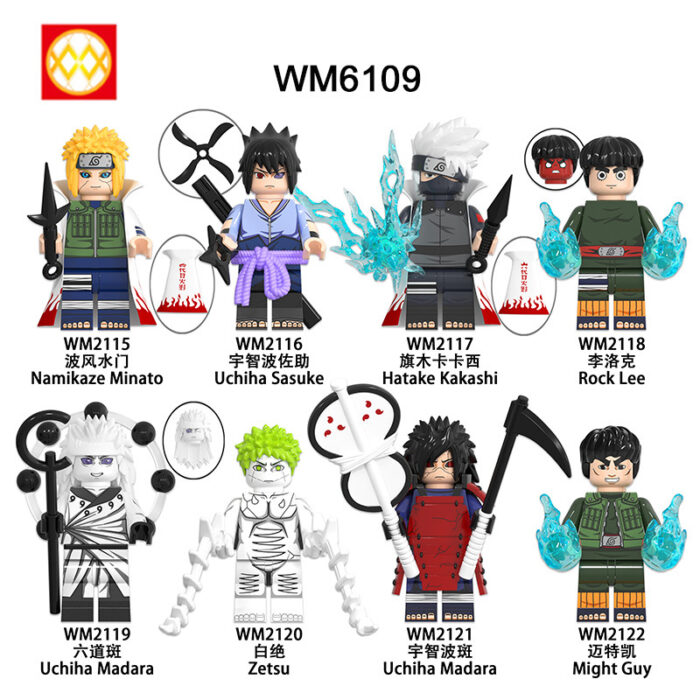 WM6112 WM6110 WM6109 LEGO Naruto Series - Image 3